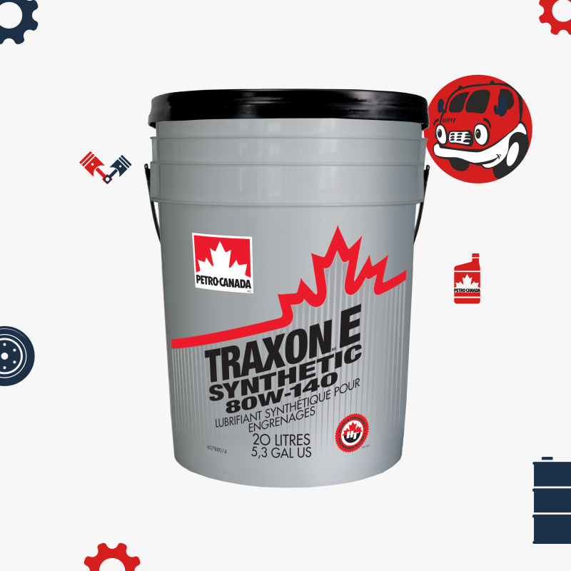 Автомасло PETRO-CANADA TRAXON E SYNTHETIC 80W-140 трансмиссионное масло 20,0 л..СИНТЕТИКА