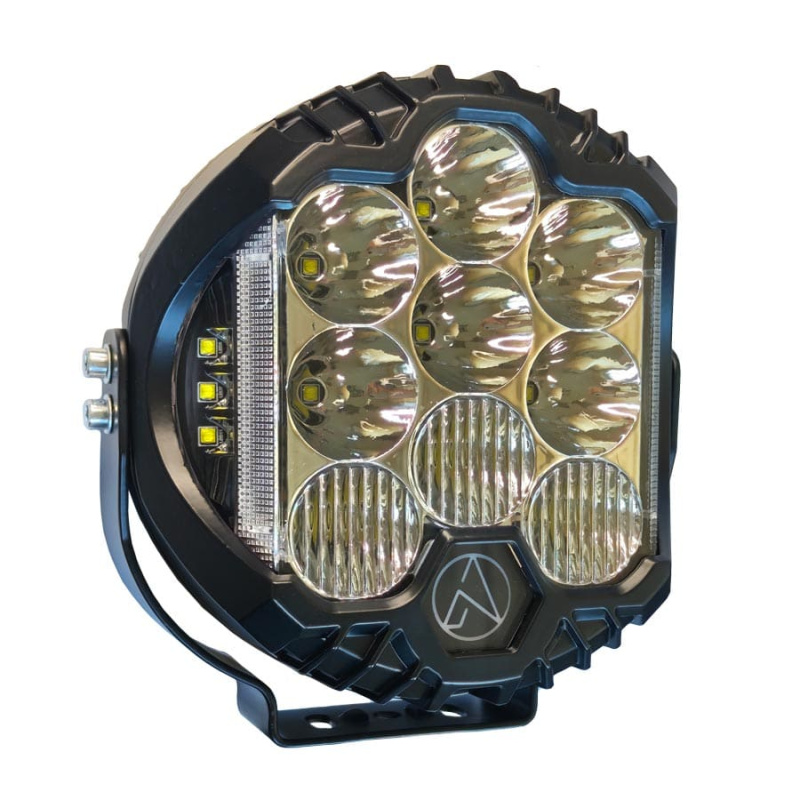 Фара LED G0301 35/10W 9LED, Lm,6000K D=155, 60мм 10-30V 2 РЕЖИМА (БЕЛ/ЖЕЛТ+ ЖЕЛТ СТРОБ)