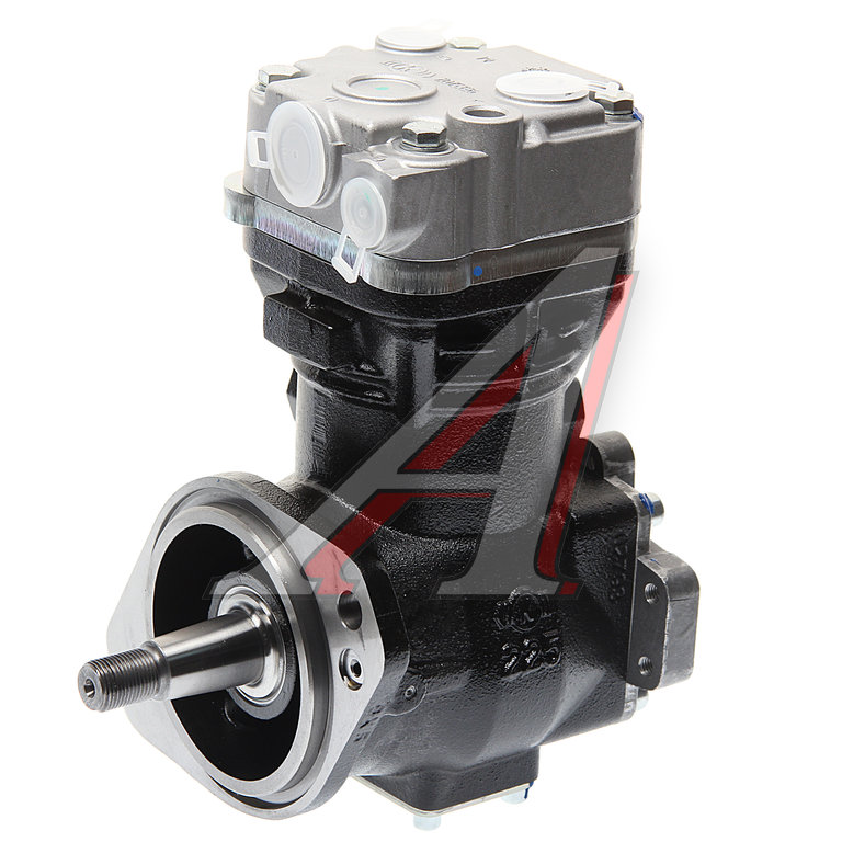 Компрессор КАМАЗ, ПАЗ, КАВЗ дв.CUMMINS ISBe одноцилиндр. возд.охлаж. б/шкива K008457RUN50, 3971519