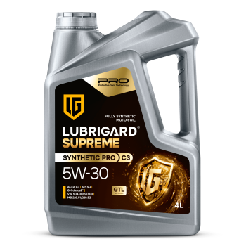 Автомасло LUBRIGARD SUPREME SYNTHETIC PRO C3 5W-30 Моторное масло. 4л