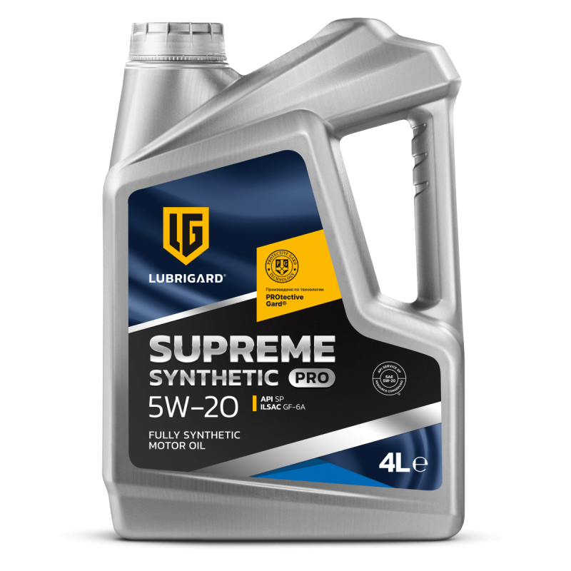Автомасло LUBRIGARD SUPREME SYNTHETIC PRO 5W-20 Моторное масло. 4л