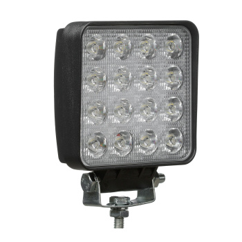 Фара LED LUMEN SUPER SLIM 48WS EPISTAR 16LEDx3W, 2560Lm, 6000K 125х107х45мм 9-32V рас/свет