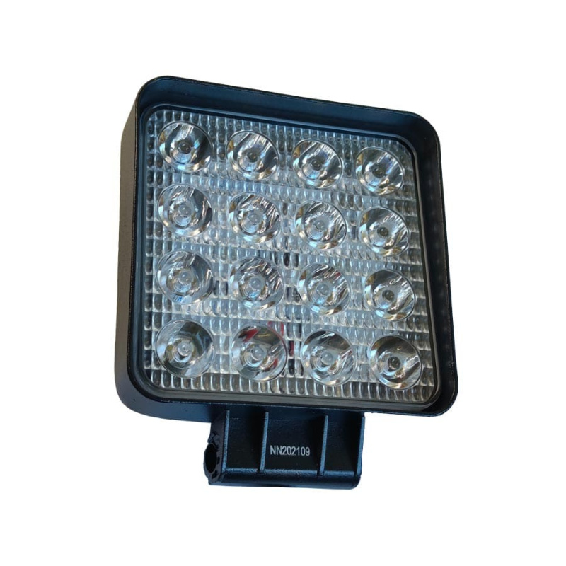 Фара LED 48W 16*3W LED,   Lm, 6000K, [SPOT] 110х110х55мм 10-30V  направленный свет