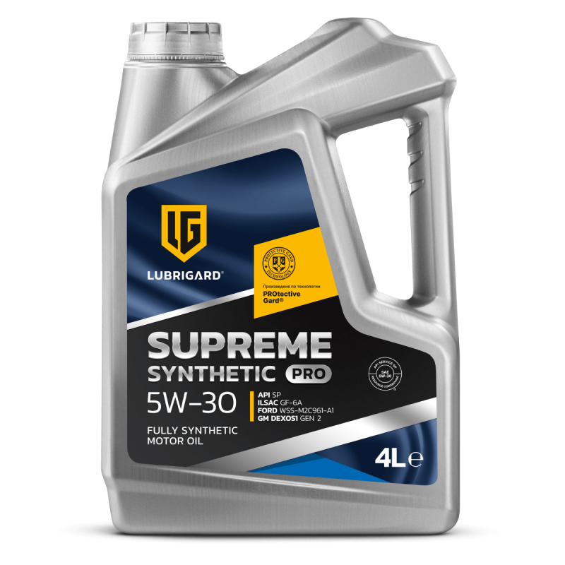 Автомасло LUBRIGARD SUPREME SYNTHETIC PRO 5W-30 Моторное масло. 4л