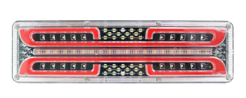 Фонарь задний СМАЗ, КАМАЗ (2ШТ, ЛЕВЫЙ+ ПРАВЫЙ) LED (VOLVO, SCANIA)