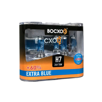 Лампа 24V 70W H7 галогеновая ВОСХОД Extra Blue цок PX26D 2шт