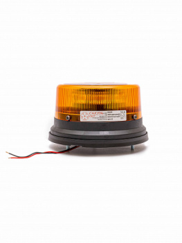 Маячок светодиодный 12-24V импульсный МИ 07АЖ  6COB LED, ЛИНЗА