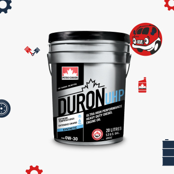 Автомасло PETRO-CANADA DURON UHP 0W-30 моторное масло 20 л.. API CK-4/SN