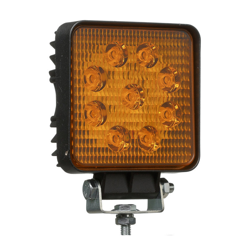 Фара LED LUMEN AMBER 27WS 9 EPISTAR LEDx3W, 1620Lm, 4300K 125х107х39мм 9-32V рассеиваемый свет