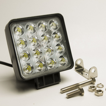 Фара LED ALLROAD ALR48WSF 48W 16 LED, 1400Lm, рассеиваемый свет,Ал,корп, 106х23х125мм 9-32V"OFF-Road
