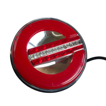 Фонарь задний для грузовых ТН-189-02 НЕОН LED КРУГЛЫЙ ЕВРОФУРЫ 12-24V с ЗАДНИМ ХОДОМ