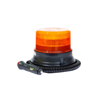 Маячок LED YL-8221D PRO'blesk 9-30V магнитный 8LED*5W, 3 реж. всп, h-118мм, d-140мм, провод 5м