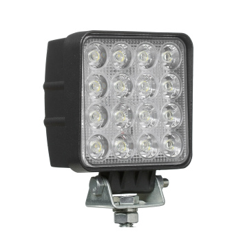 Фара LED LUMEN STE-48WS 48W 16 EPISTAR LEDx3W, 3520Lm, 6000K 127х108х68мм 9-32V рассеиваемый свет