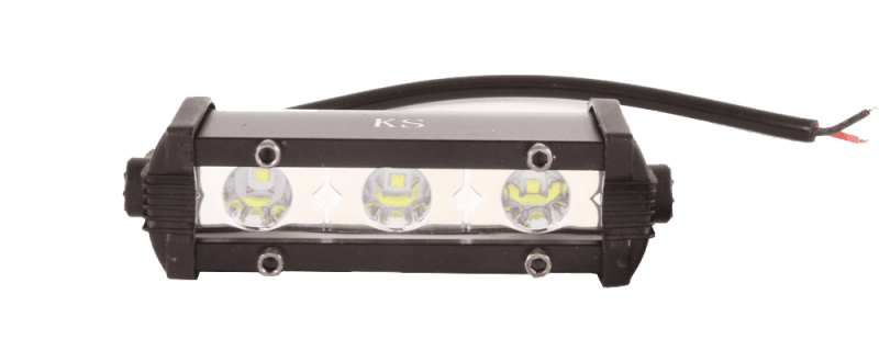 Фара LED KS-CL-  9W S(SLIM)-EC 3LEDx3W, 730Lm,6000K Ал, корп,100х45х27мм 9-32Vпылевлагозащищенный