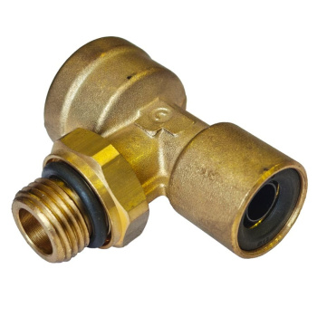 Фитинг CAMOZZI 9412 Т-обр ГОРИЗОНТАЛЬНЫЙ (латунь) 12-М22х1,5-M16x1,5-S01