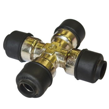 Фитинг CAMOZZI D6600 КРЕСТ (латунь) 8мм-S