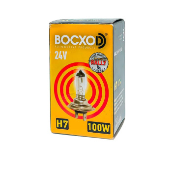 Лампа 24V100W H7 галогеновая ВОСХОД цок PX26D