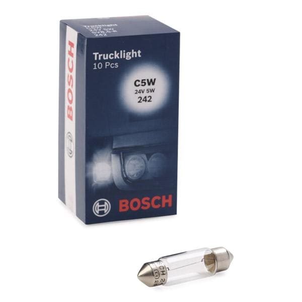 Лампа 24V  5W салонная BOSCH C5W