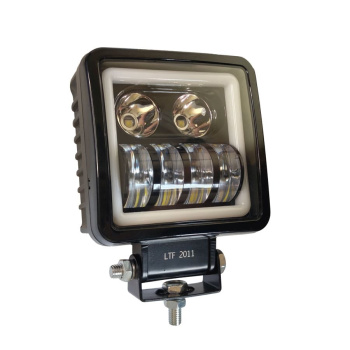 Фара LED G0102 22W 2+4LED, 2200Lm, 6000K 105х105/140х мм 12/24V НАПРАВЛЕННЫЙ+ БЛИЖН СВЕТ+ДХО