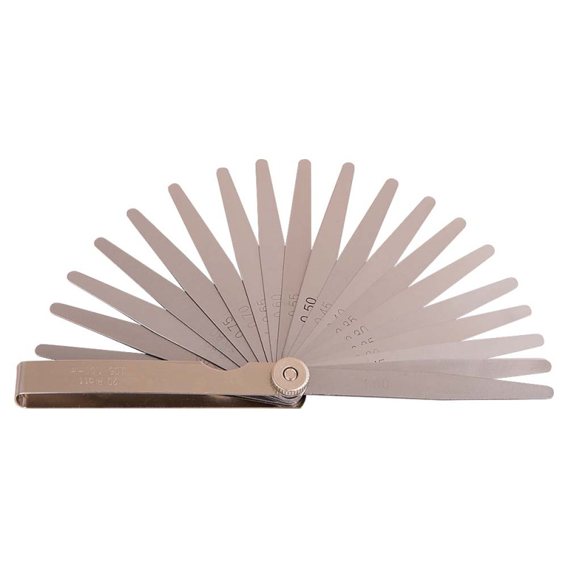 Набор щупов прямых остроконечных 0,05-1,00мм 20 лезвий "AV Steel"