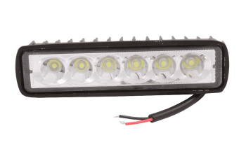 Фара LED KS W106S-DR 18W 6 LED, Lm, направленный свет,Ал,корп, 153х37х41мм 12/24V"OFF-Road"