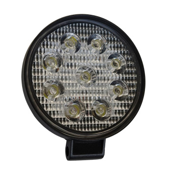 Фара LED KS WR009F (SLIM) 27W 9 LED, Lm, рассеиваемый свет,Ал,корп, 115х30х125мм 12/24V"OFF-Road"