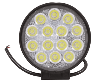 Фара LED KS WR014S-CH 42W 14 LED, Lm, направленный свет,Ал,корп, 115х65х125мм 12/24V"OFF-Road"