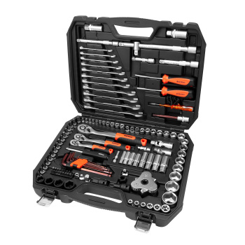 Набор инструмента "AV Steel" 127 предм. 1/4",3/8",1/2" профессион.
