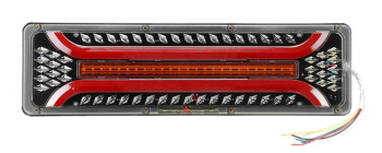 Фонарь задний СМАЗ, КАМАЗ (2ШТ, ЛЕВЫЙ+ ПРАВЫЙ) LED (VOLVO, SCANIA)