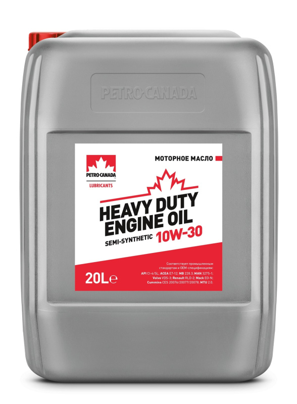 Автомасло PETRO-CANADA Lok HEAVY DUTY ENGINE OIL Semi-Synthetic 10W-30 Моторное масло. 20л