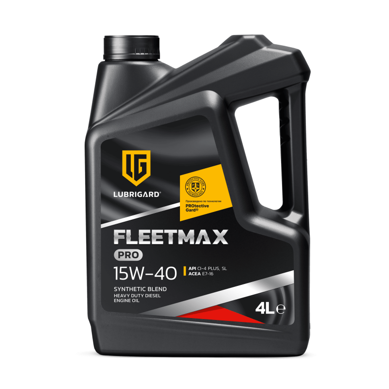 Автомасло LUBRIGARD FLEETMAX PRO 15W-40 Моторное масло. 4л