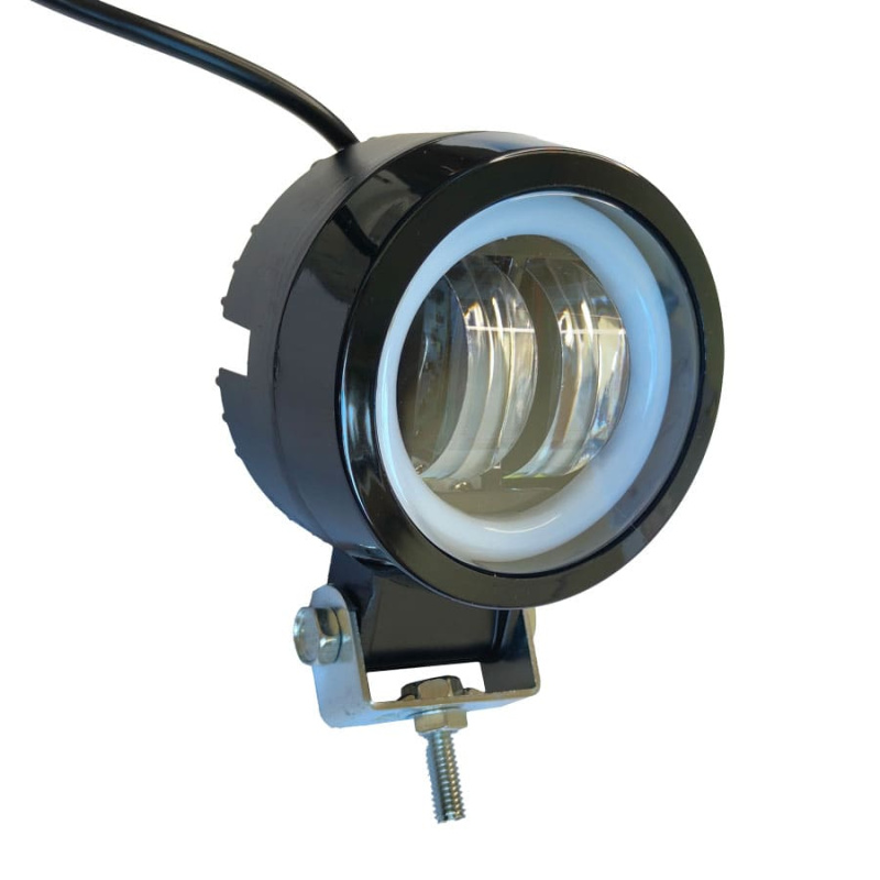 Фара LED G0029 14W (2LEDх3030SMD), 1500Lm, 6500K D=75, 55мм 12/24V БЛИЖНИЙ СВЕТ+ДХО