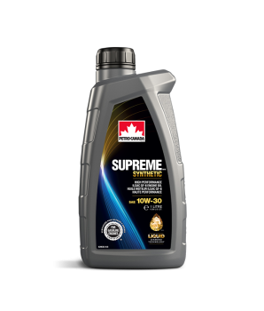 Автомасло PETRO-CANADA SUPREME SYNTHETIC 10W-30 моторное масло 1,0 л.. API SN PLUS, ILSAC GF-5
