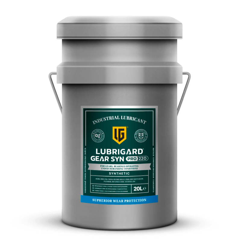 LUBRIGARD GEAR SYN PRO 220 Индустриальное масло для промышленных редукторов. (19 л)