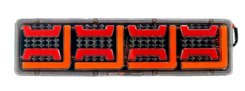 Фонарь задний СМАЗ, КАМАЗ (2ШТ, ЛЕВЫЙ+ ПРАВЫЙ) LED (VOLVO, SCANIA)