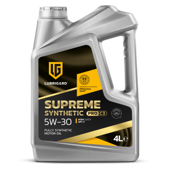 Автомасло LUBRIGARD SUPREME SYNTHETIC PRO C3 5W-30 Моторное масло. 4л