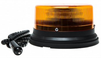 Маячок светодиодный 12-24V импульсный магнитный МИМ 07АЖ  6COB LED, ЛИНЗА
