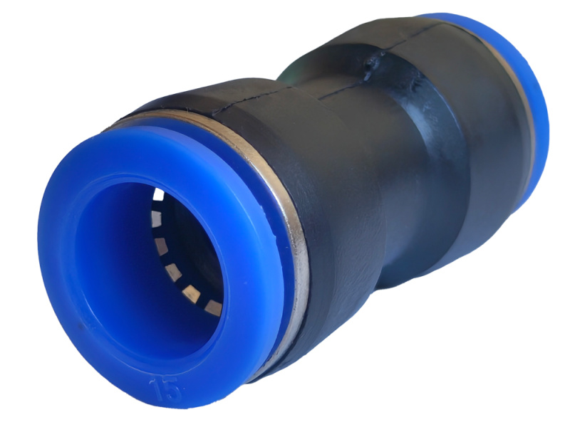 Соединитель трубки ПВХ тормозной Ф 15 PUC