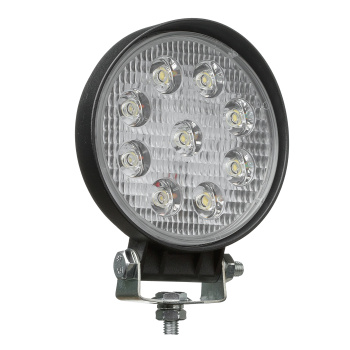 Фара LED LUMEN SUPER SLIM 27WR EPISTAR 9LEDx3W, 2160Lm, 6000K 127х114х32мм 9-32V рассеив/свет КРУГЛ