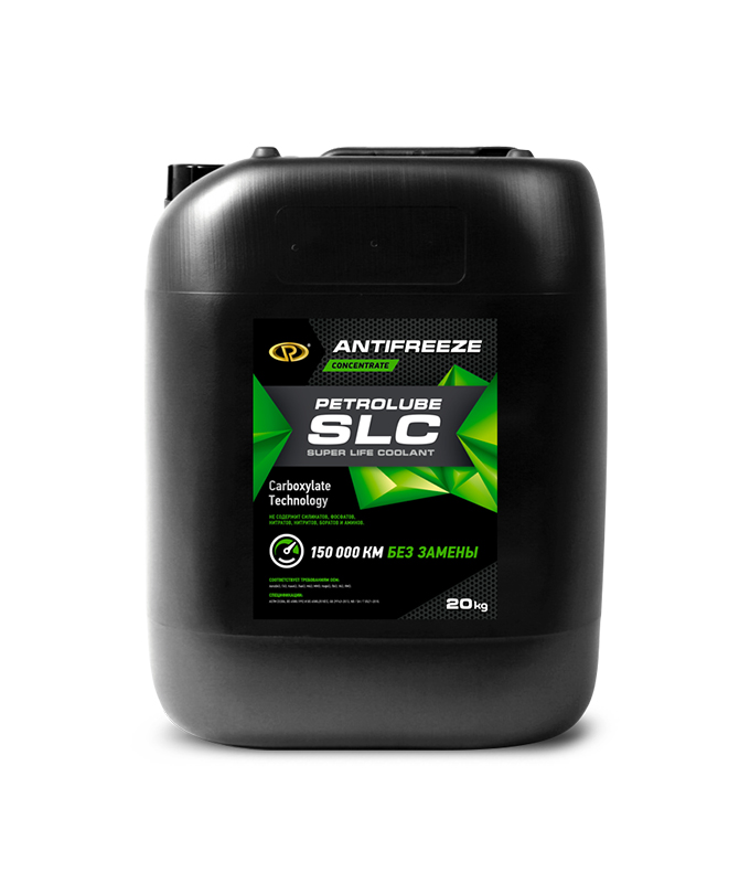 Антифриз (20кг) PETROLUBE Antifreeze SLC CONCENTRATE зеленый