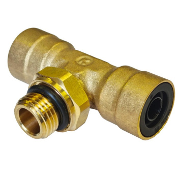 Фитинг CAMOZZI C9412 Т-обр ГОРИЗОНТАЛЬНЫЙ (латунь) 12-М16х1,5-12
