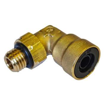 Фитинг CAMOZZI C9502 Г-обр (латунь) 10-М12х1,5