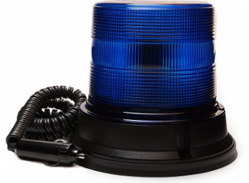 Маячок светодиодный 12-24V импульсный магнитный МИМ 06С  6COB LED, ЛИНЗА Френеля