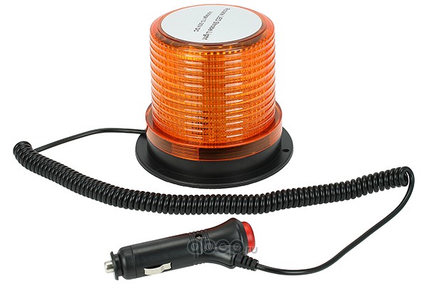 Маячок светодиодный стробоскоп 10V/30V на магните ОДИНАРНЫЙ h=100мм, d-85-119мм, (30 LED)