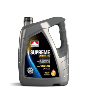 Автомасло PETRO-CANADA SUPREME SYNTHETIC 10W-30 моторное масло 5,0 л.. API SN PLUS, ILSAC GF-5